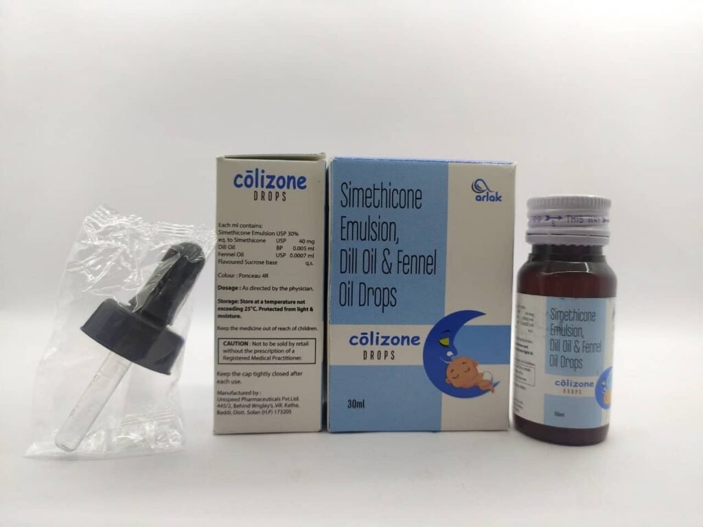 Colozone Plus Powder COLIZONE DROPS - Simethicone, Dill Oil, Fennel Oil Drops Manufacturer ...
