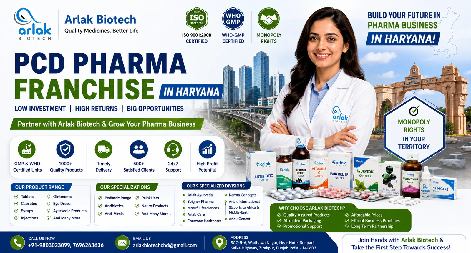PCD Pharma Franchise in Haryana.
