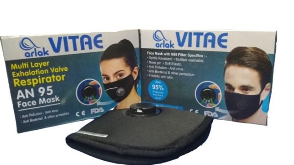 Reusable VITAE AN 95 Face Mask, Number of Layers: 4 Layers