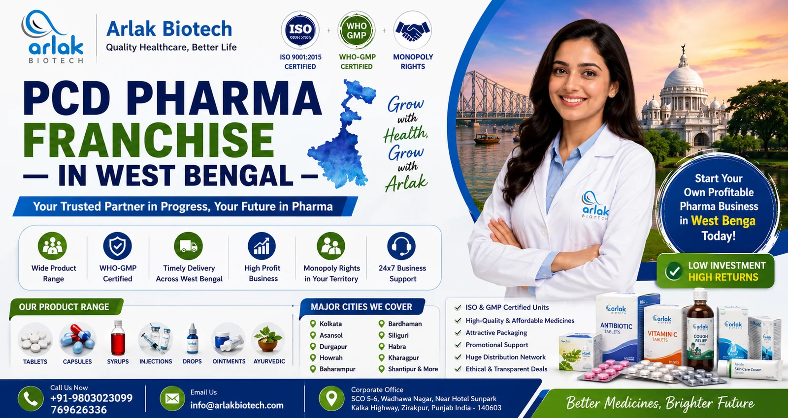 Best PCD Pharma Franchise in West Bengal