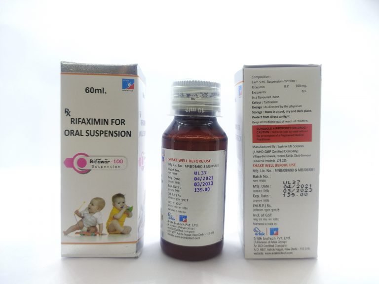 RIFAXIMIN 100 MG ORAL SUSPENSION