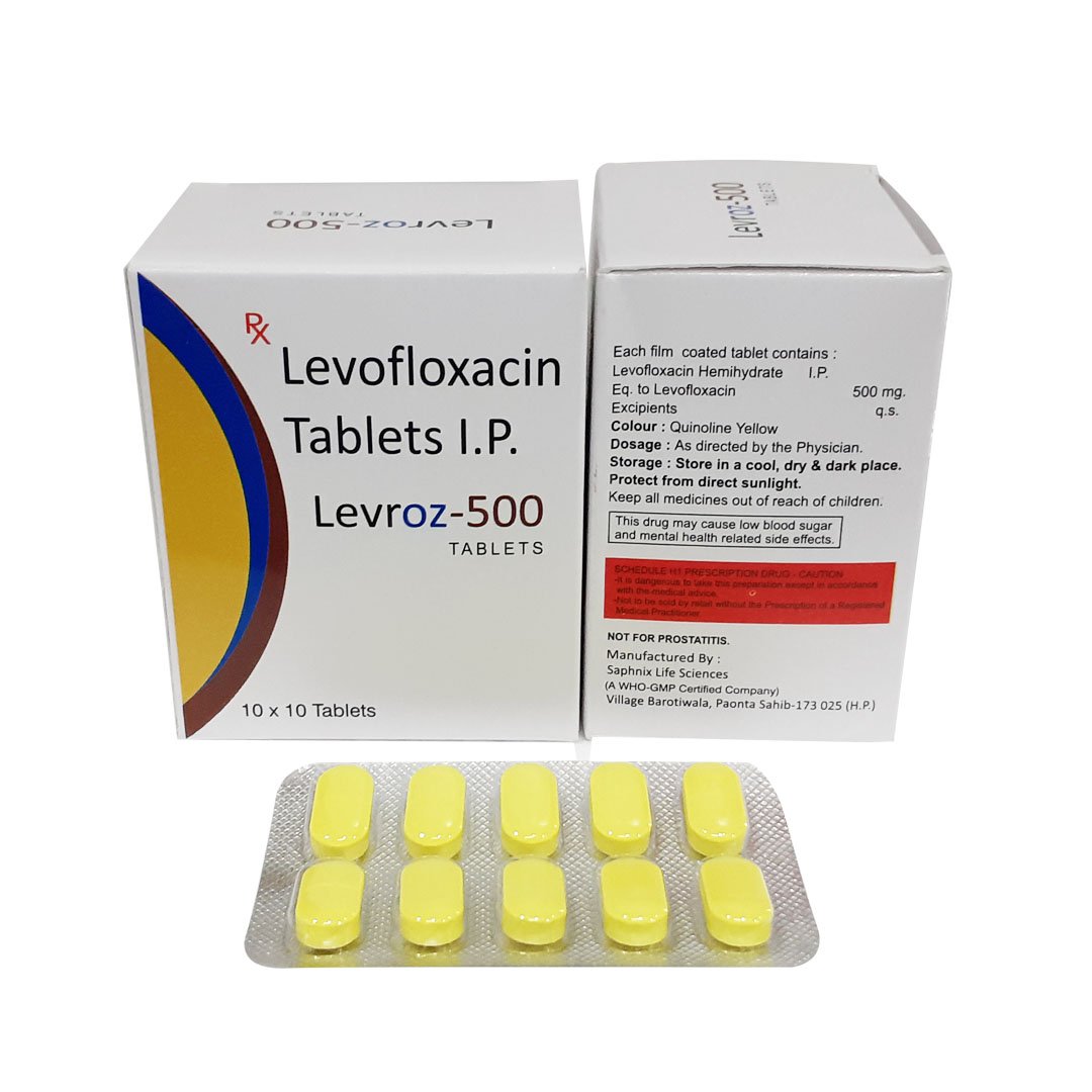 LEVOFLOXACIN 500 MG TABLETS