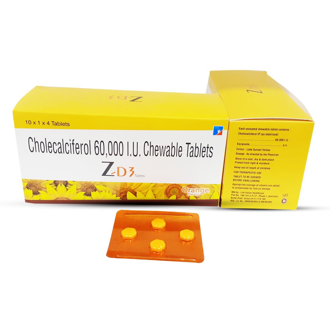 Cholecalciferol 60000 Chewable Tablets Manufacturer Supplier Fra Nchise