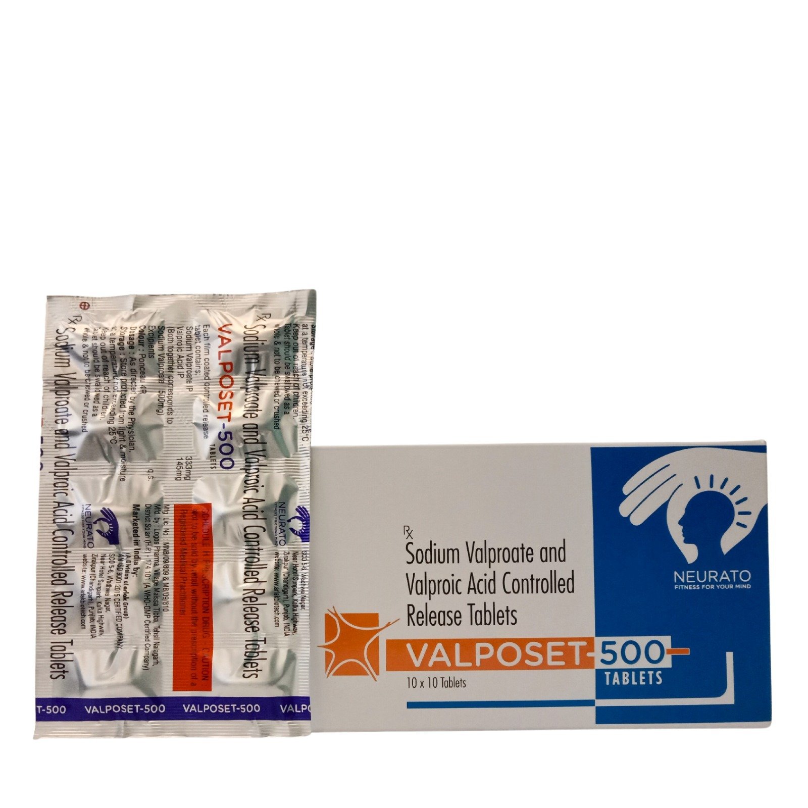 Sodium Valproate and Valproic Acid Controlled Release Tablets