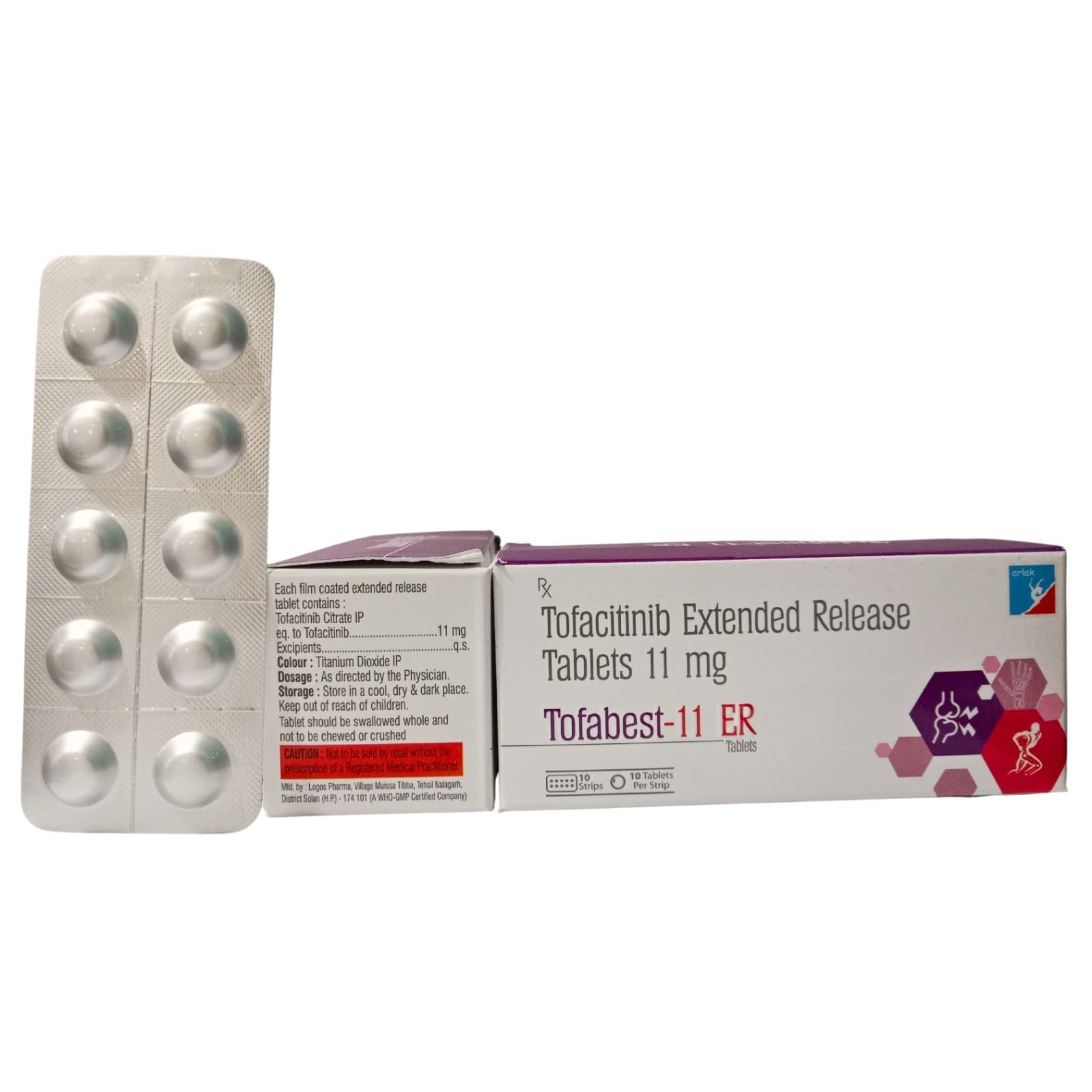 Tofacitinib Extended Release Tablets 11 mg