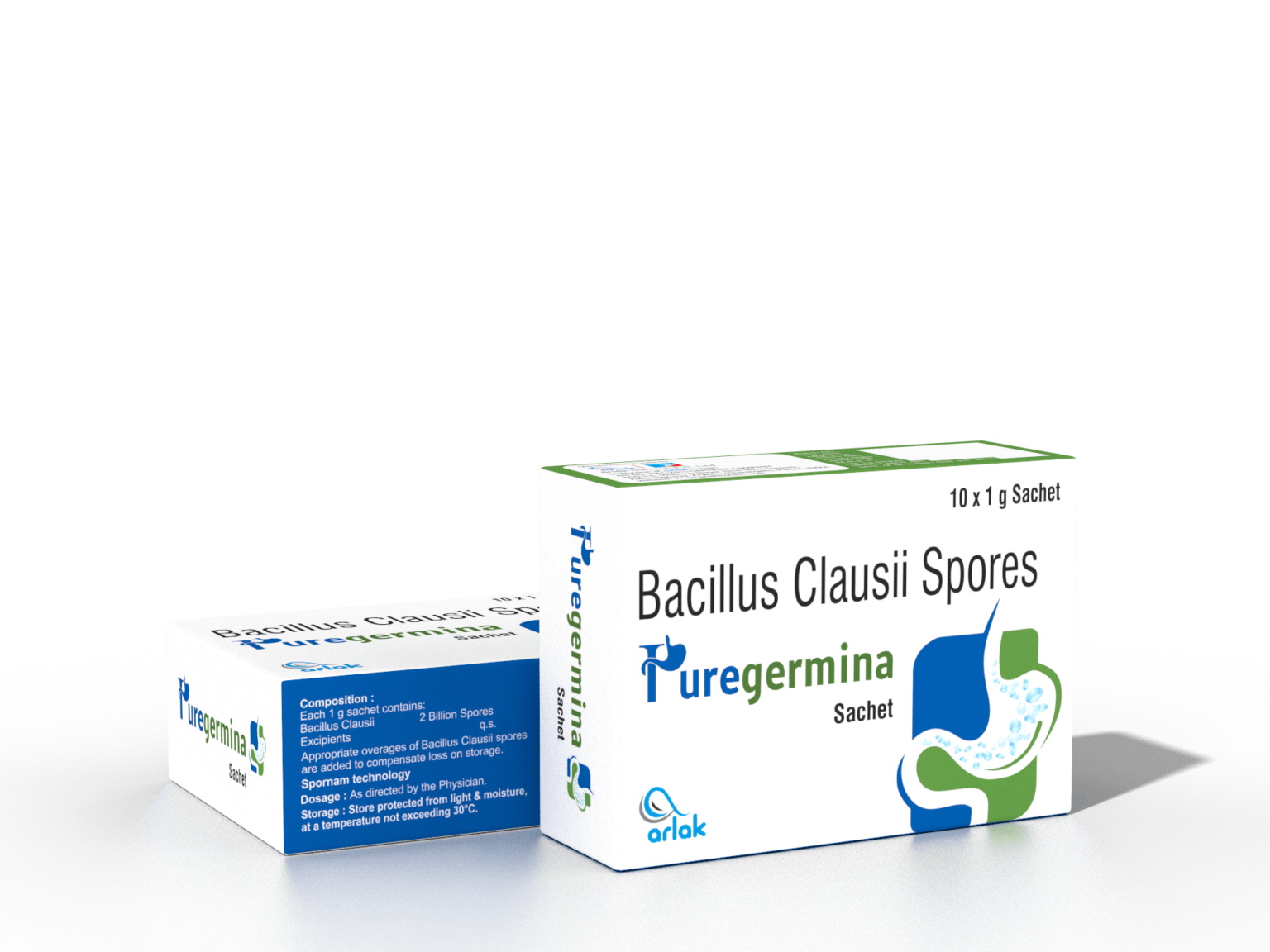 Bacillus clausii spores puregermina